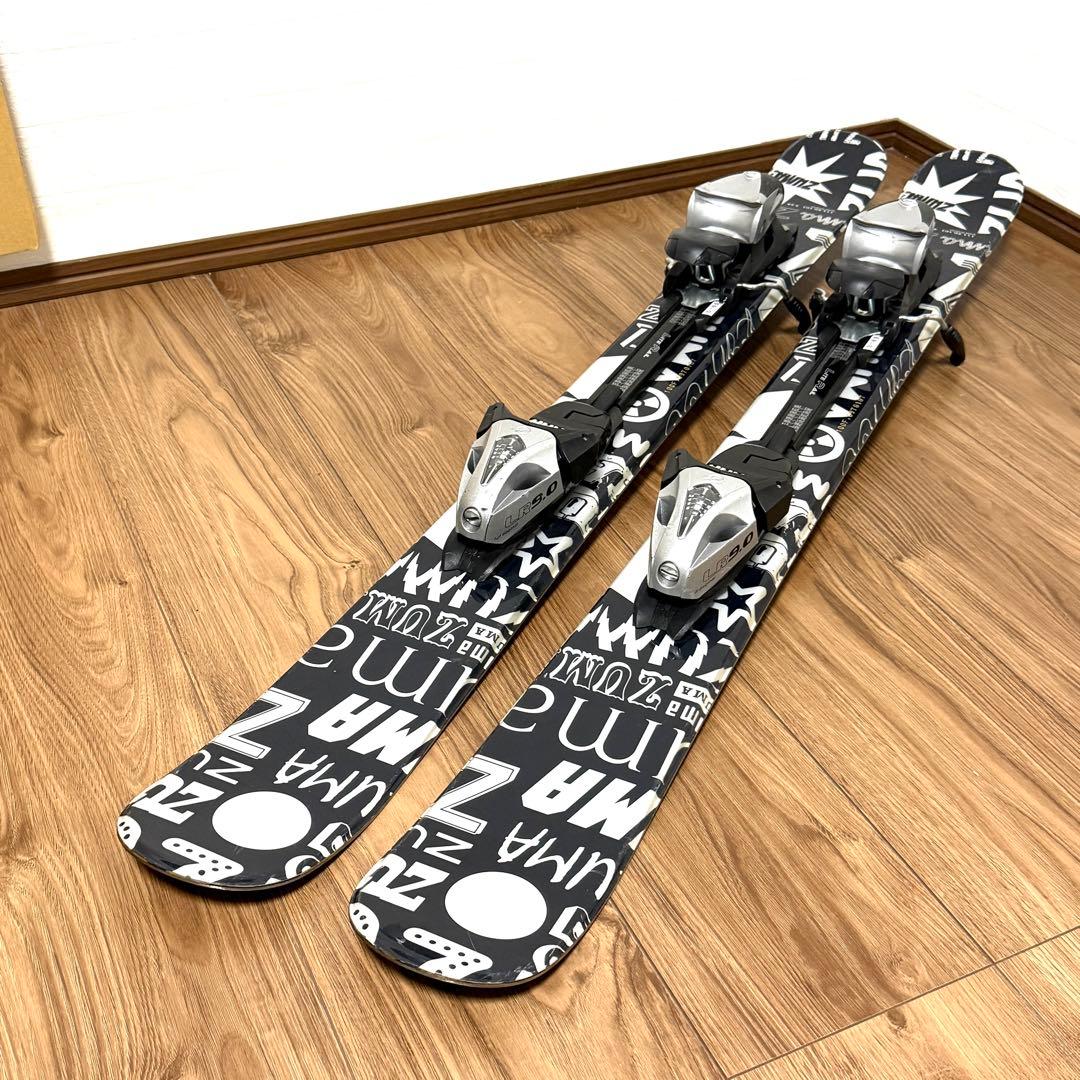 ZUMA ショートスキー 100cm ビンディング調整可 初心者OK