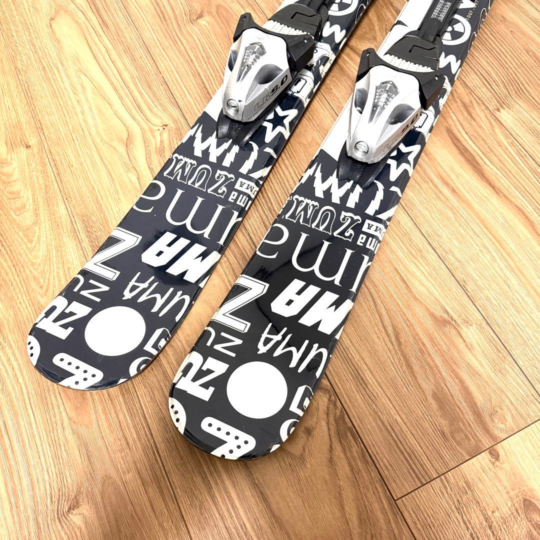 ZUMA ショートスキー 100cm ビンディング調整可 初心者OK