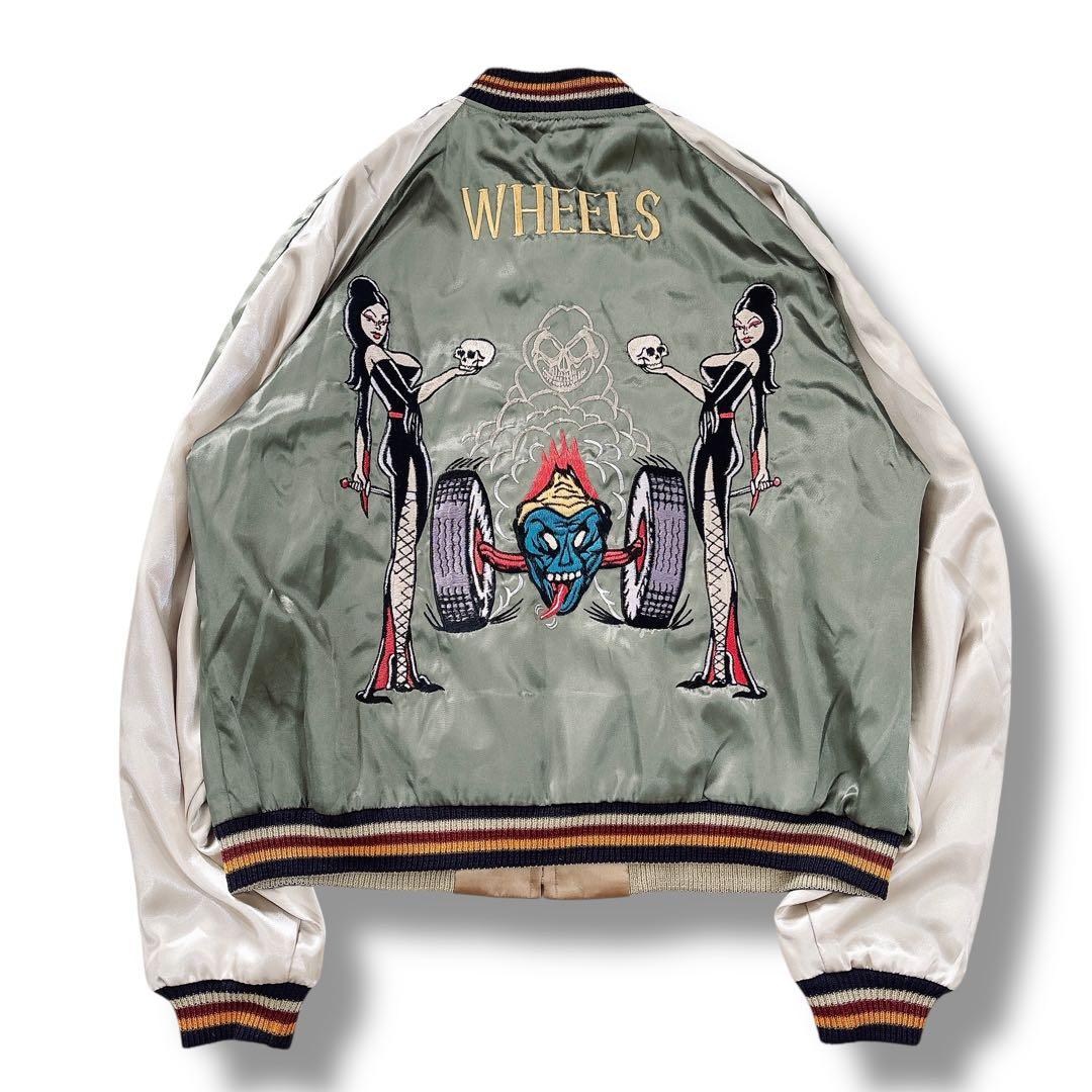 デッドストック 未使用保管品 テーラー東洋 スカジャン ゴールドタイガー XL