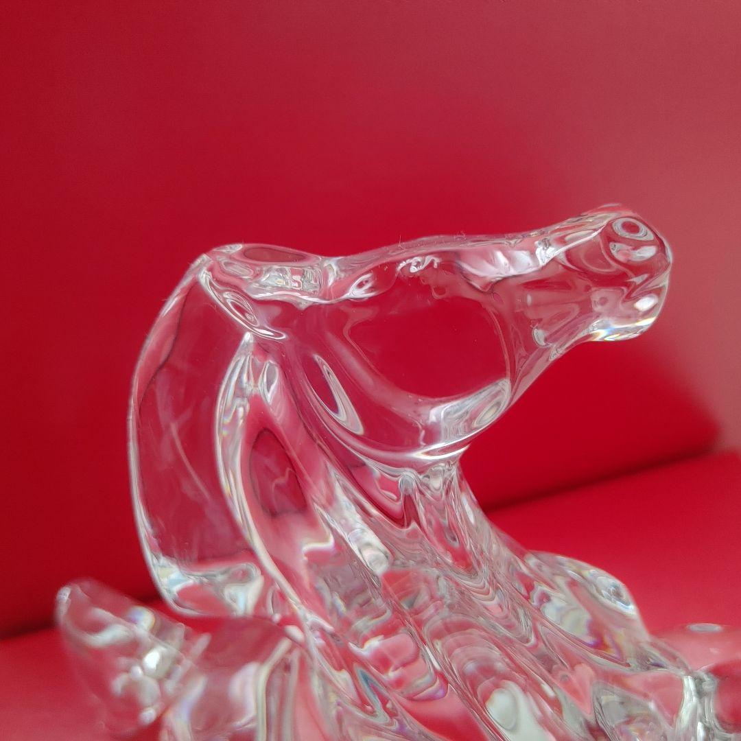 【未使用・美品】バカラ2026年干支Baccaratいななく馬　クリスタル/クリ