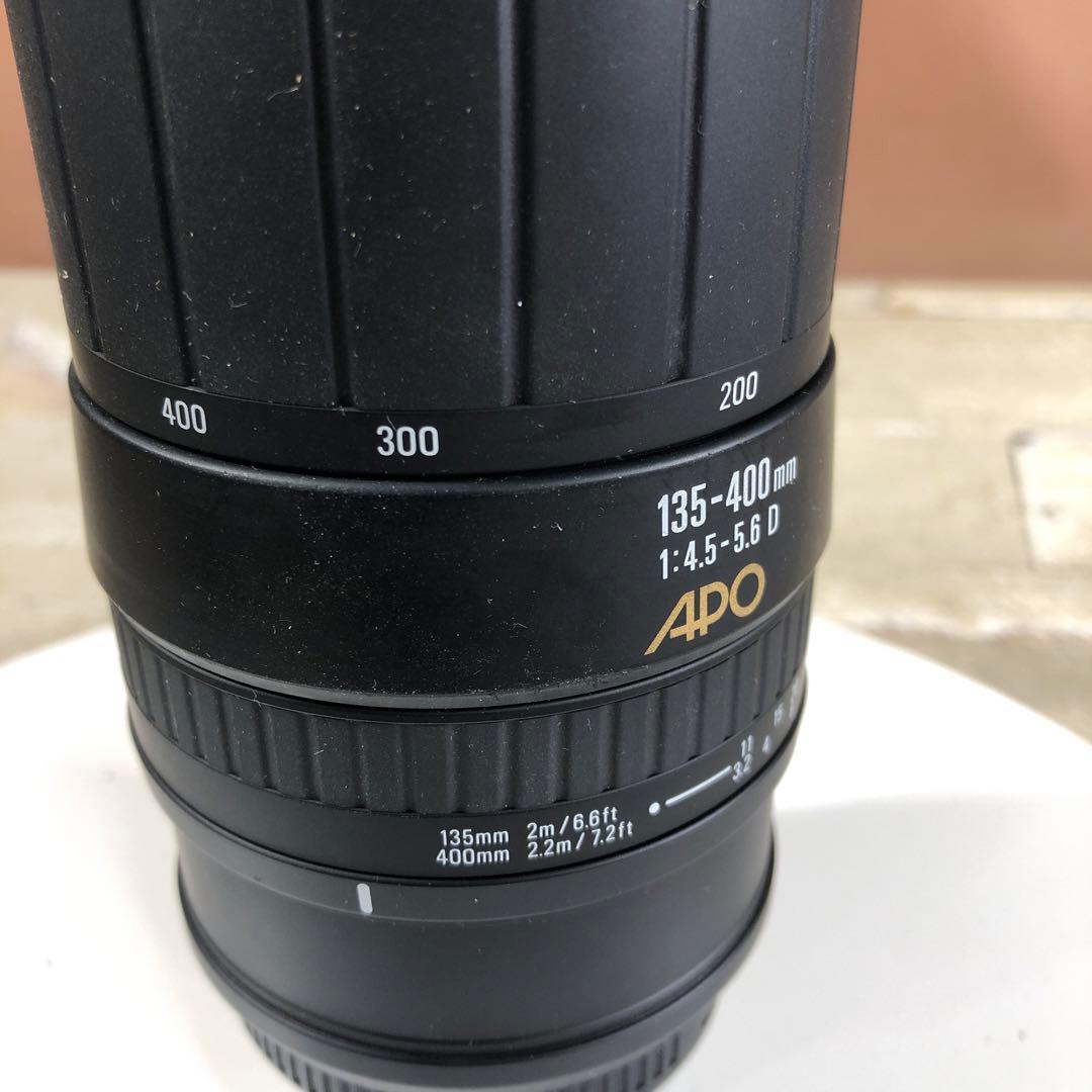 SIGMA 望遠レンズ135-400mm F4.5-5.6 D 絞り4.5〜32