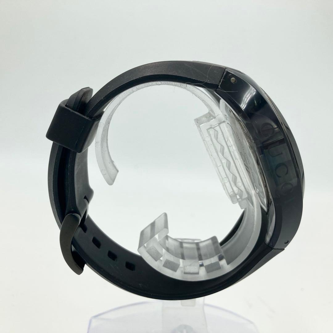 グッチ SYNC 腕時計 黒 メンズ シェリーライン