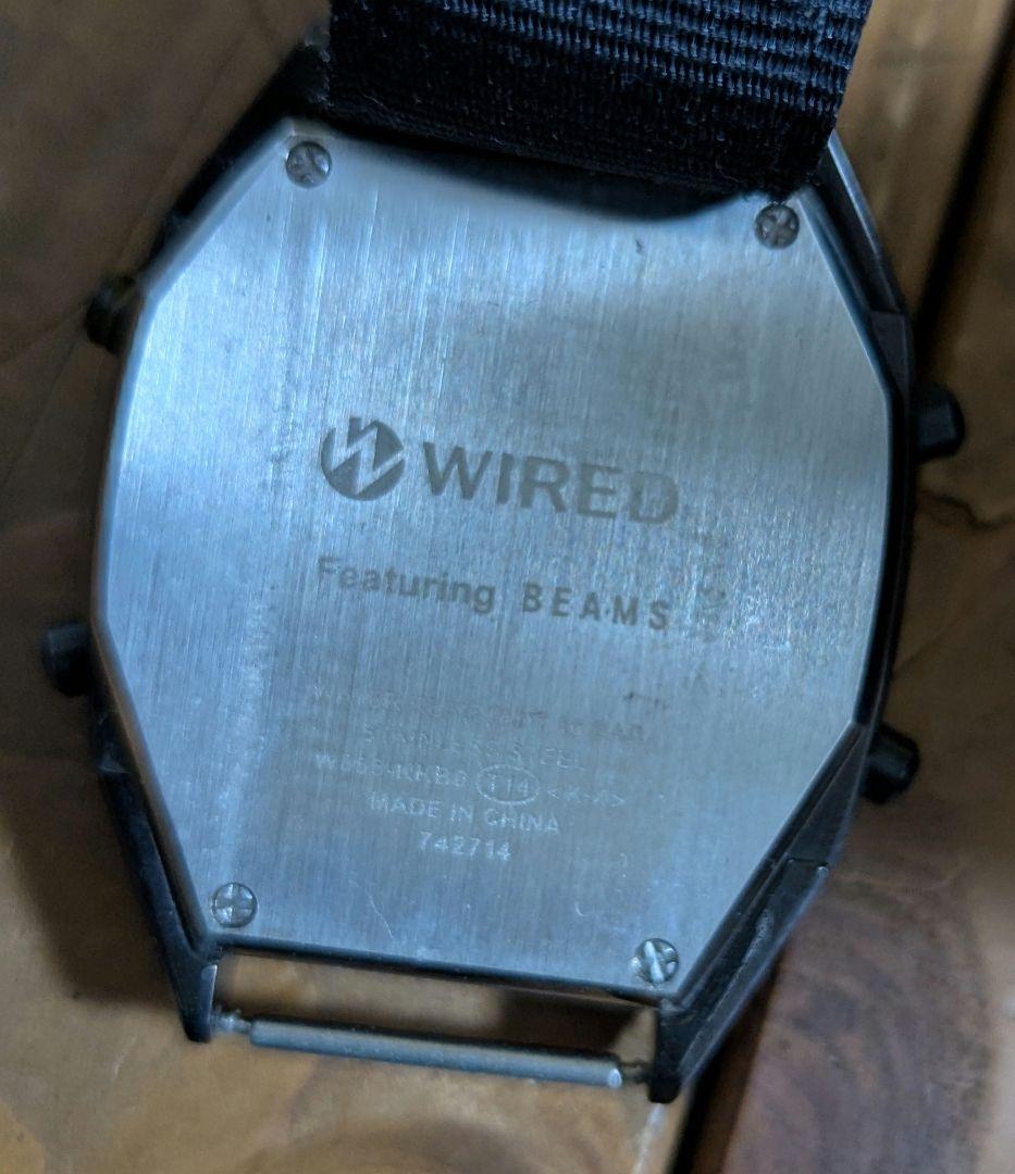 WIRED×BEAMS ワイヤード ビームスコラボ クオーツ W865-KKB0
