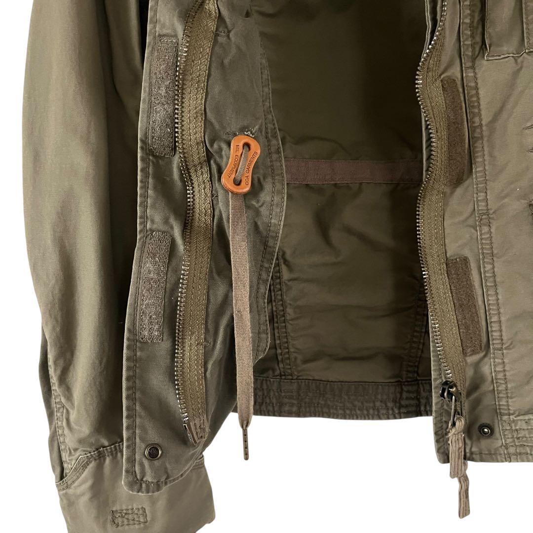 00s goa bono ミリタリージャケット F ダブルジップ グランジ コア