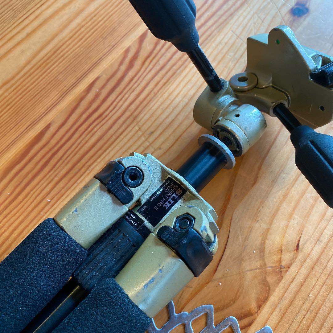 スリック　スプリント　プロ2 3WAY ゴールド　SLIK 三脚