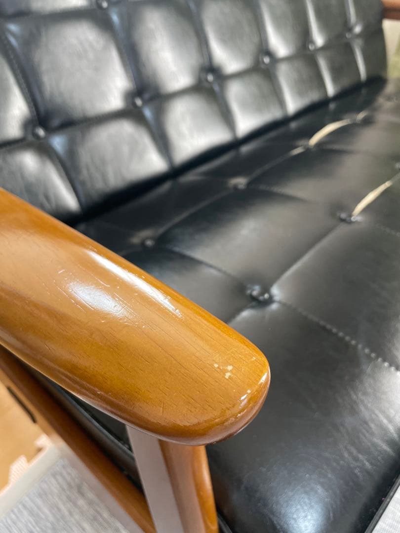 カリモク60 kチェア　2シーター