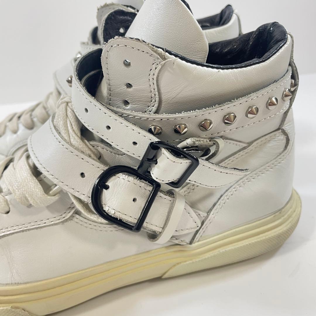 アルフレッドバニスター スタッズ付 ハイカットスニーカー