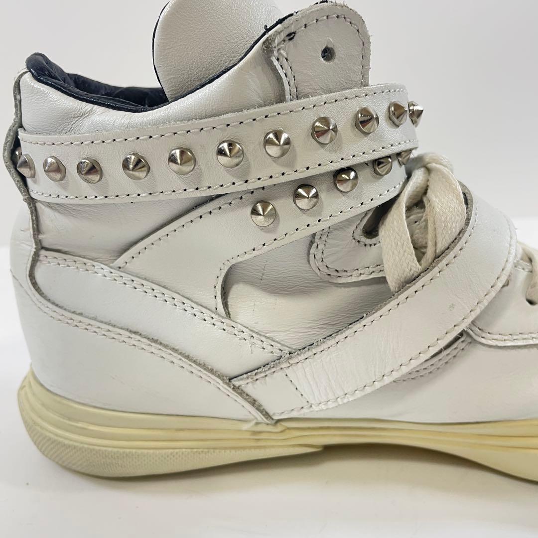 アルフレッドバニスター スタッズ付 ハイカットスニーカー