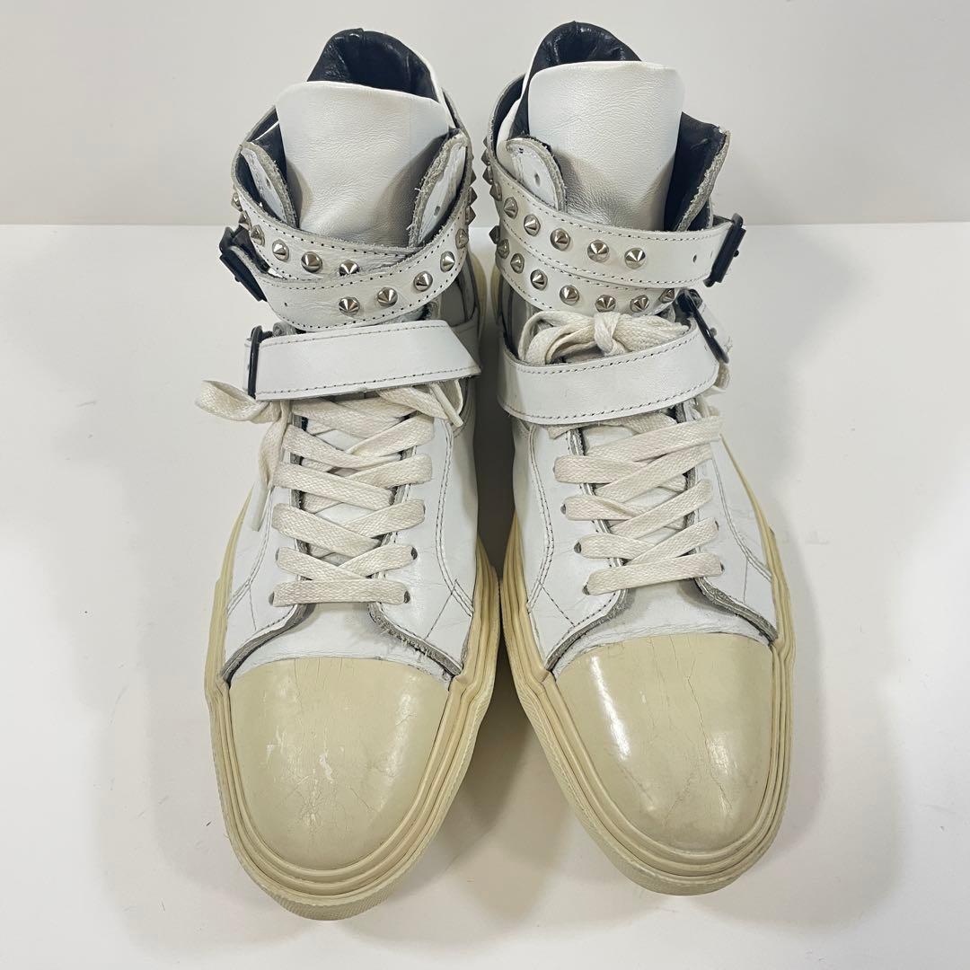 アルフレッドバニスター スタッズ付 ハイカットスニーカー