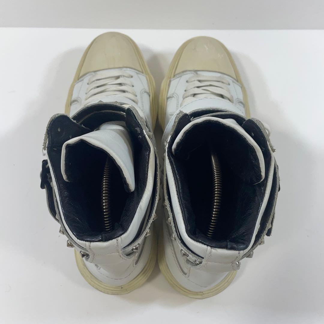 アルフレッドバニスター スタッズ付 ハイカットスニーカー