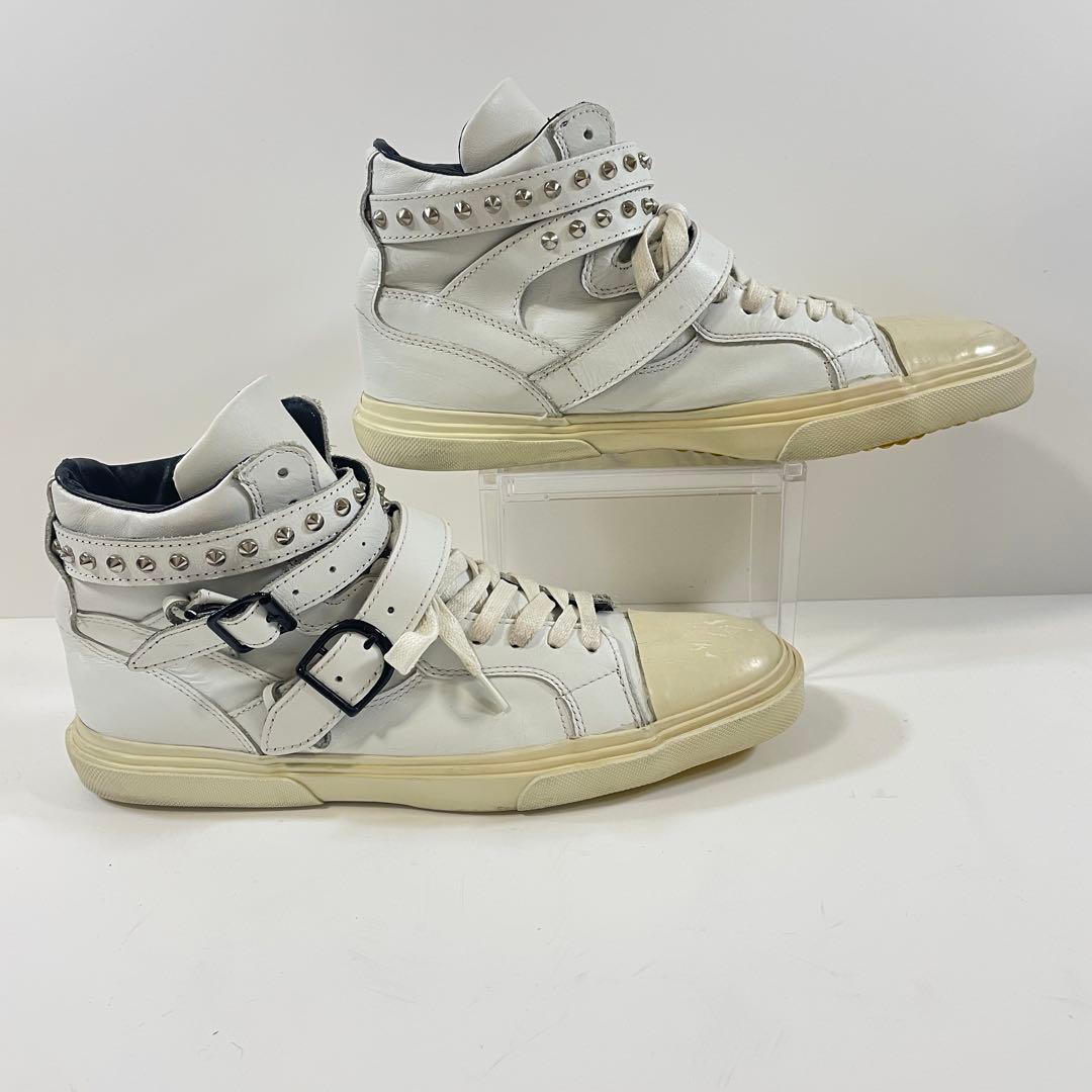 アルフレッドバニスター スタッズ付 ハイカットスニーカー
