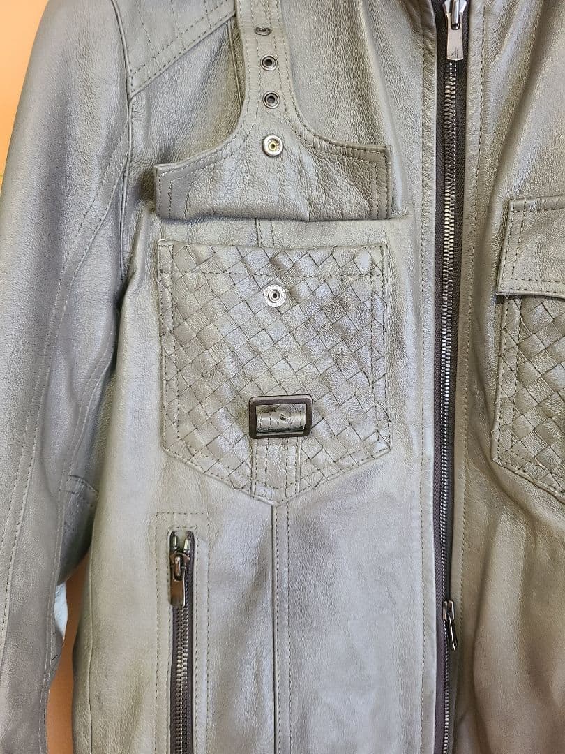 ✨入手困難✨シングルライダースレザージャケット・SCHLUSSEL・M