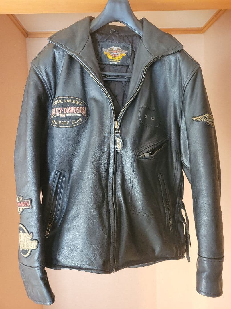 最終お値下げ HARLEY DAVIDSON シングルライダースジャケット/L/