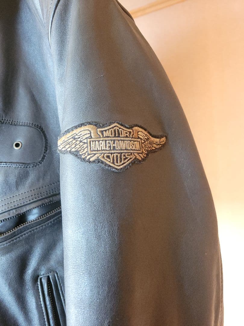 最終お値下げ HARLEY DAVIDSON シングルライダースジャケット/L/
