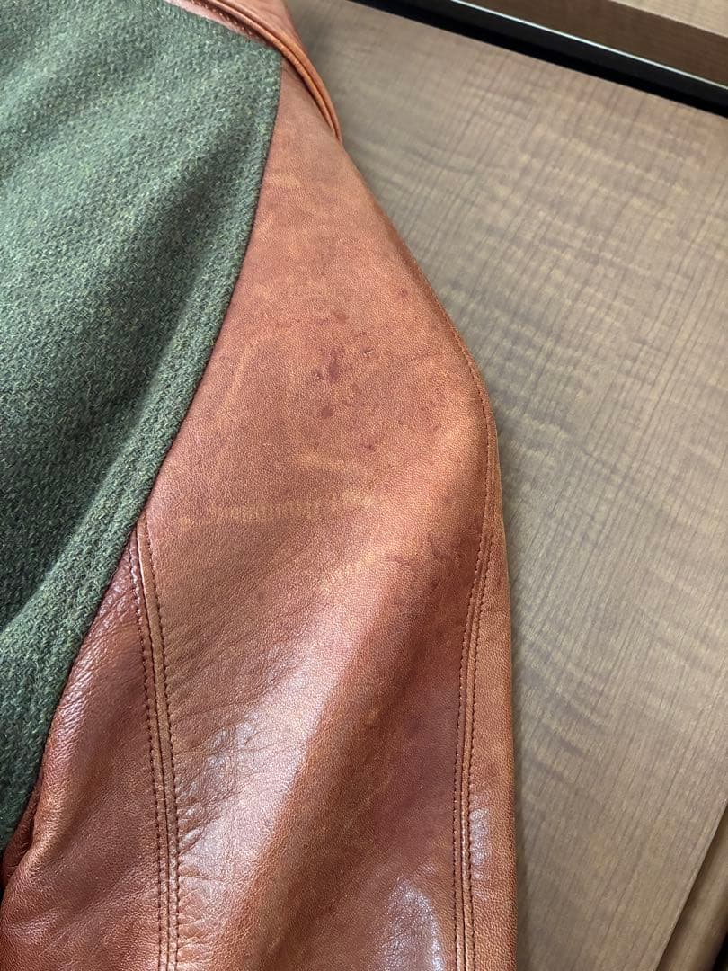 RUDE GALLERY ウールレザージャケット