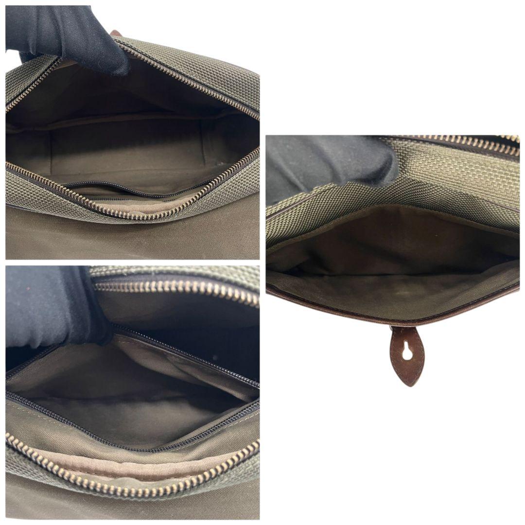 ハンティングワールド　ショルダーバッグ　緑　サファリ　斜め掛け可　s67