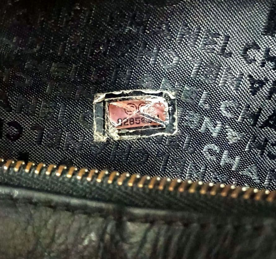 CHANEL シャネル ボストンバッグ✨️チョコバー✨️ブラックレザー✨️専用袋