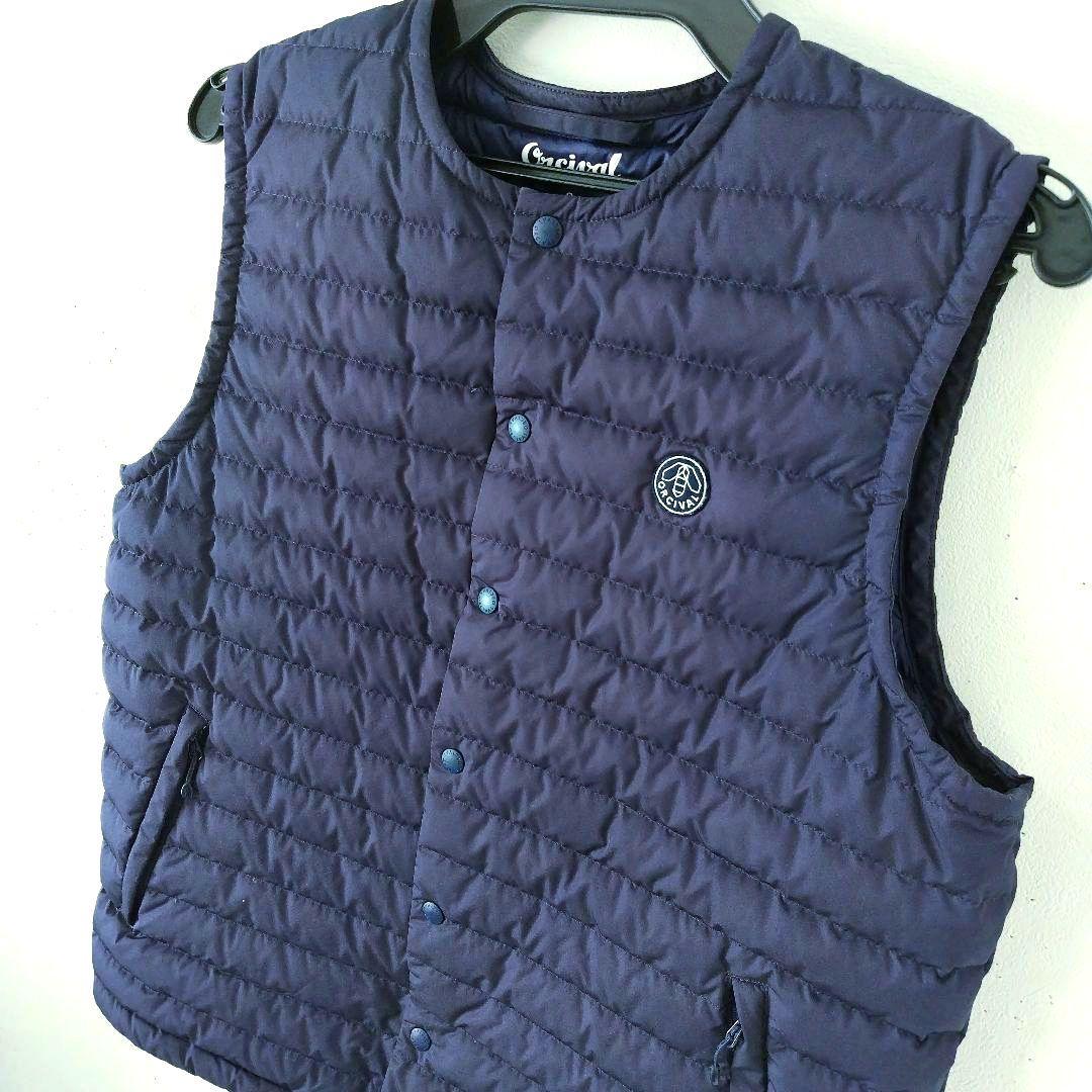 ORCIVAL オーシバル インナーダウンベスト ネイビー サイズ2