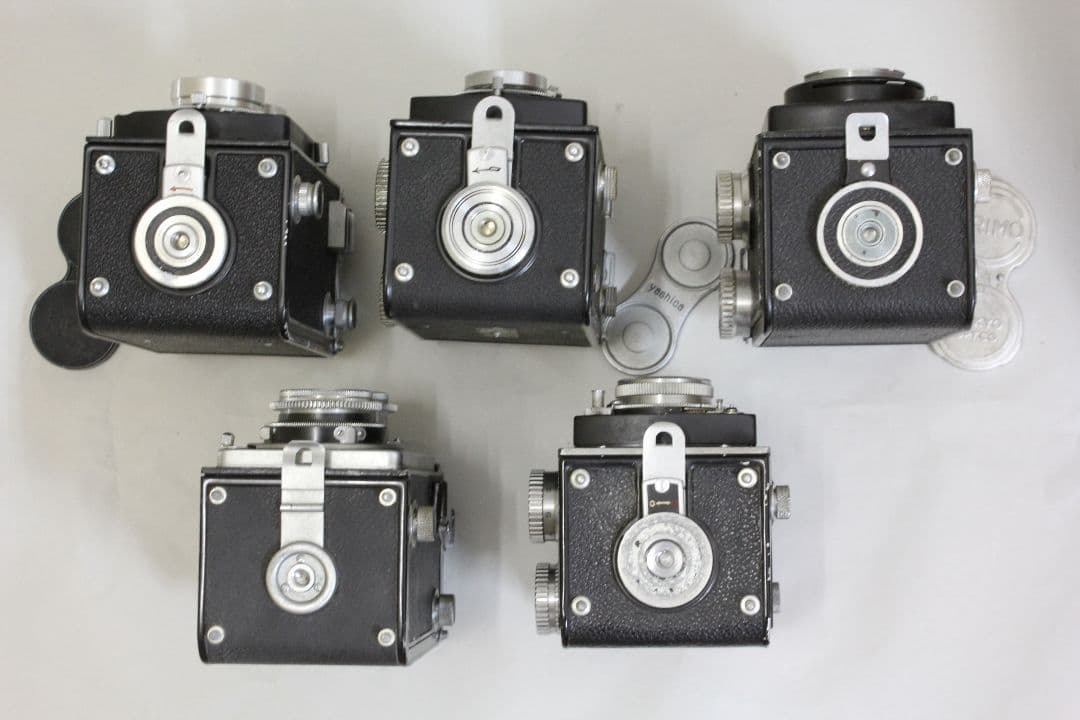二眼レフ ５台 ジャンク品 RICOHFLEX PRIMO YASHICA 等