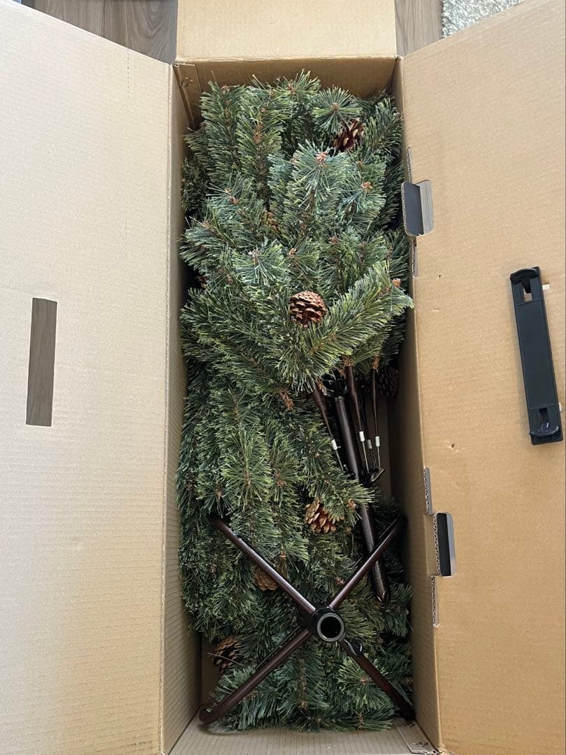 【正規品・中古】アルザスツリー120cm(クリスマスツリー オーナメント付き)