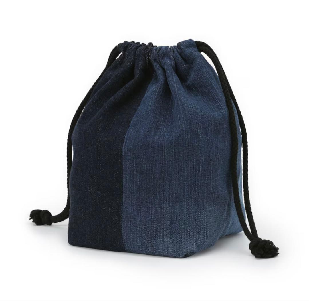 無印良品 つながる服 デニムパンツ 巾着 ２点セット まとめて