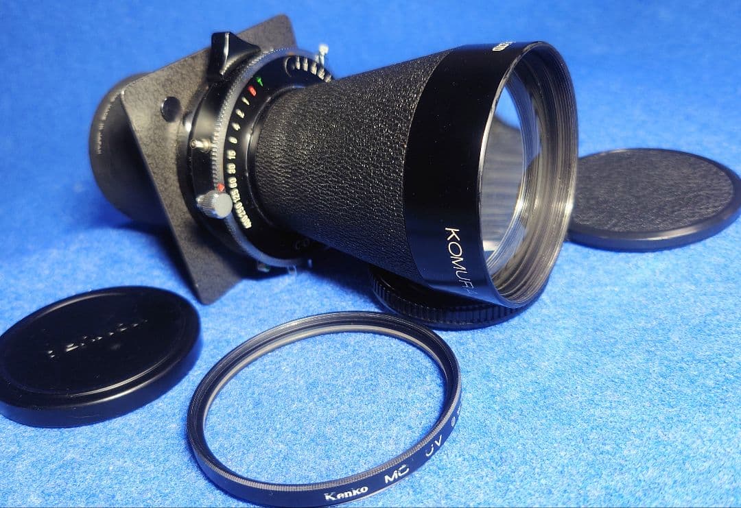 KOMURA製 400mm F8 大判レンズ HORSEMANボード
