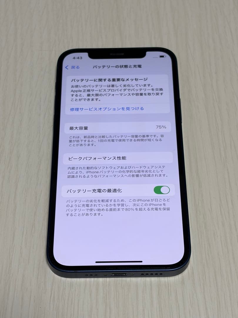 Apple iPhone12 64GB ブルー　SIMフリー