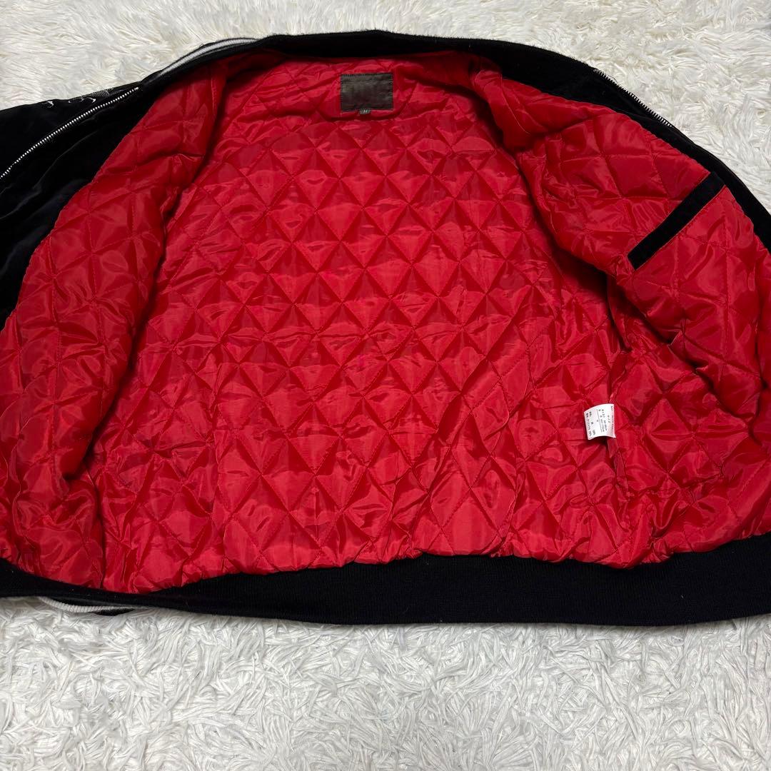 TT 様 TDR 龍 刺繍スカジャン ベロア 別珍 ブラック M