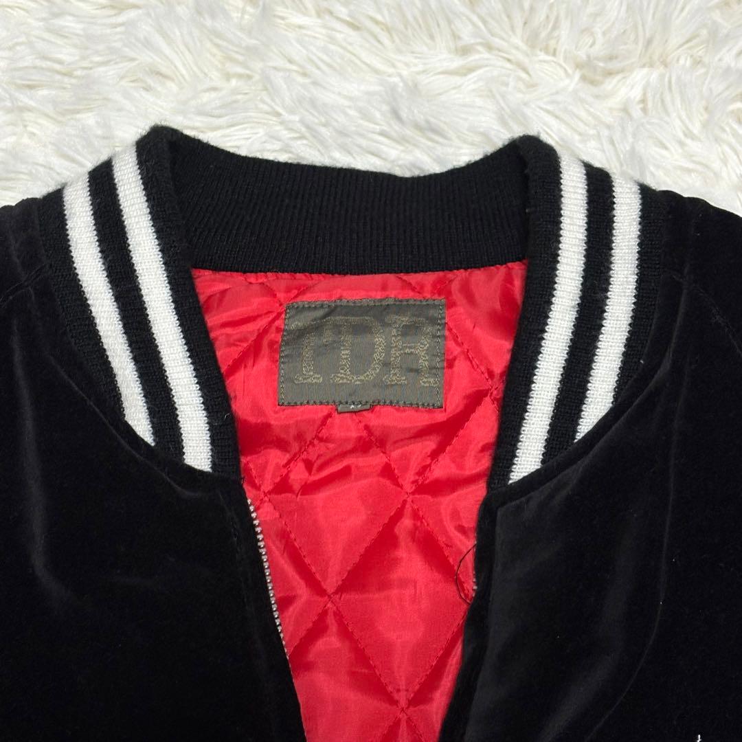 TT 様 TDR 龍 刺繍スカジャン ベロア 別珍 ブラック M