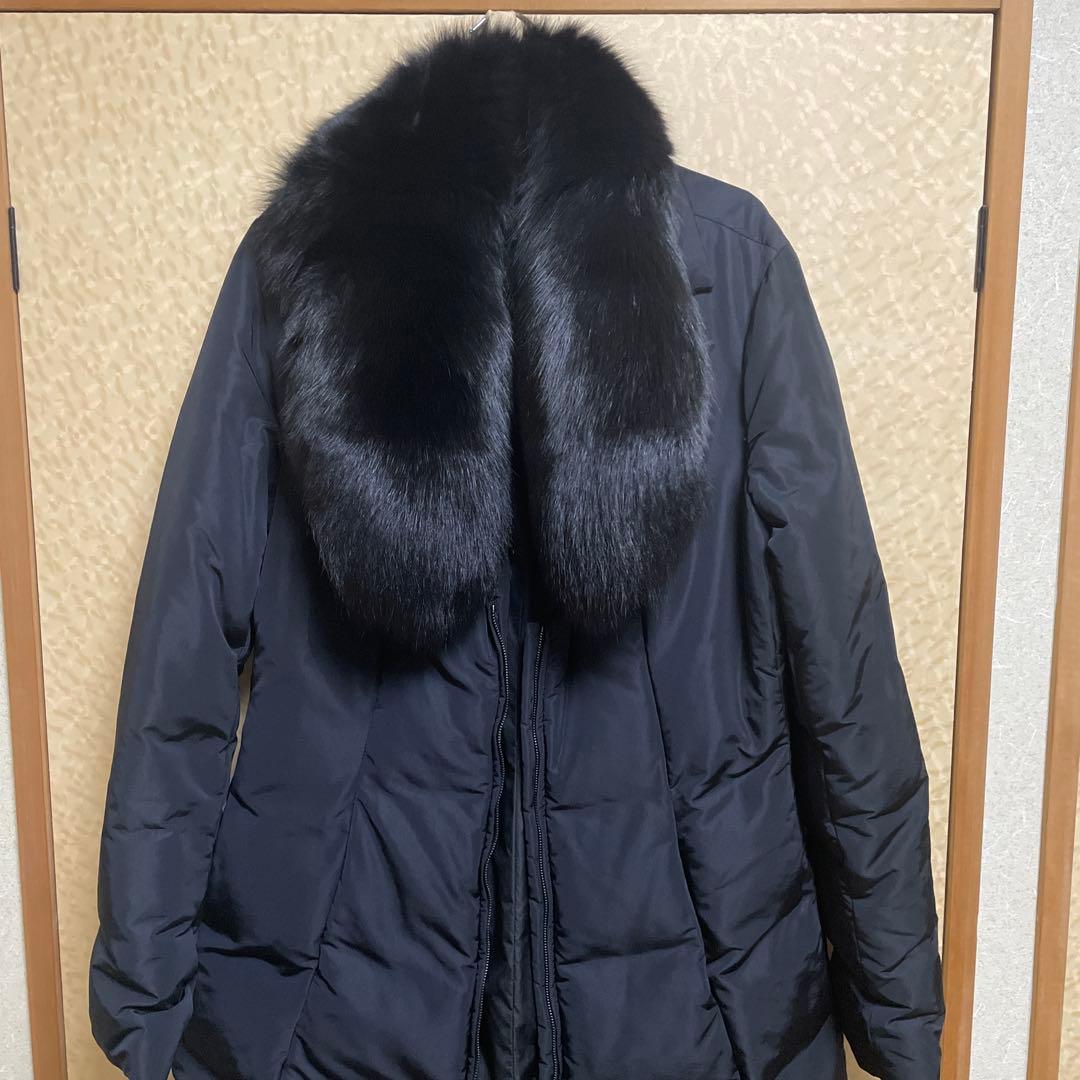 BALLY ファー付きロングダウンコート