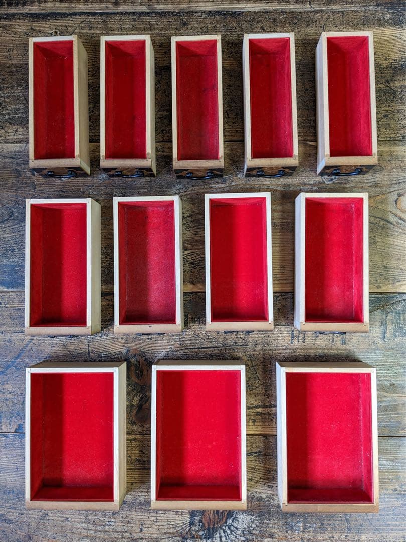 和風木製箪笥 小物入れ 17引出し 骨董 薬箪笥