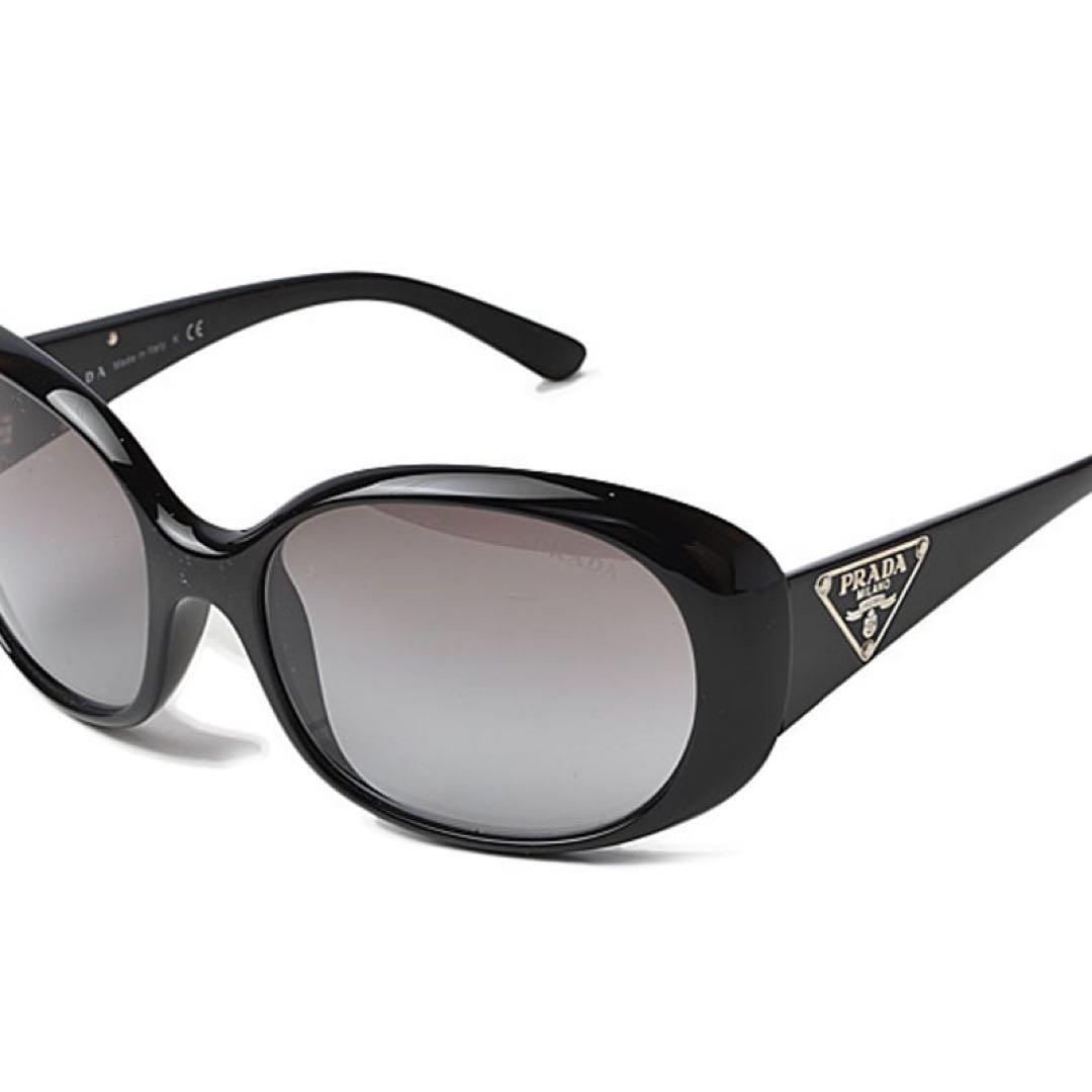 プラダ★サングラス PRADA プラダ SPR27L ブラック レディース　美品