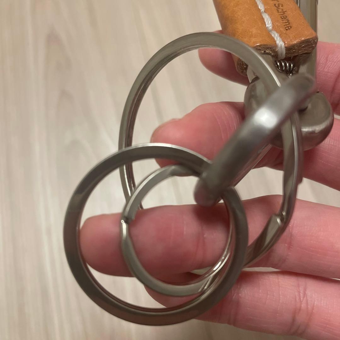 美品Hender Schemaエンダースキーマカラビナ型キーホルダー