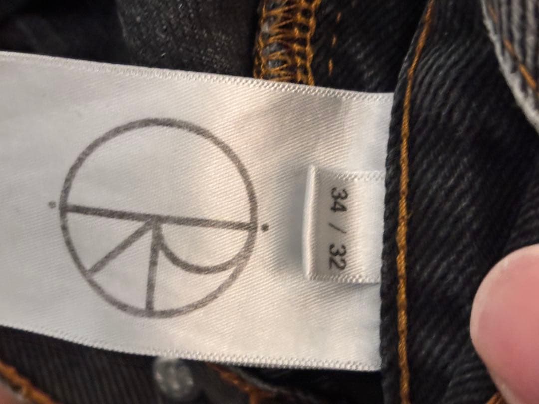 パンツ polar 93DENIM-BLK 34/32