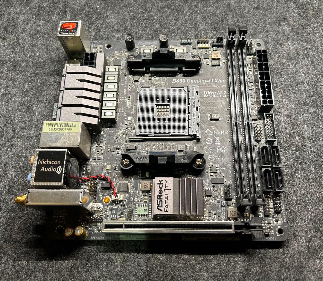 ASRock B450 Gaming-ITX/ac マザーボード