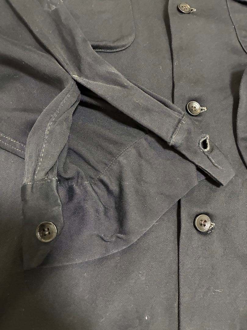 1950s towncraft タウンクラフト ブラック レーヨンギャバシャツ