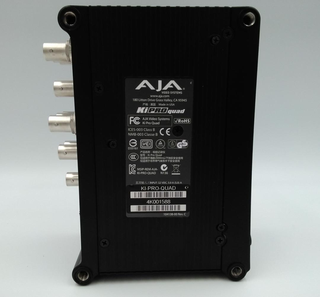 【AJA KI PRO Quad　4Kレコーダー セット】未使用品