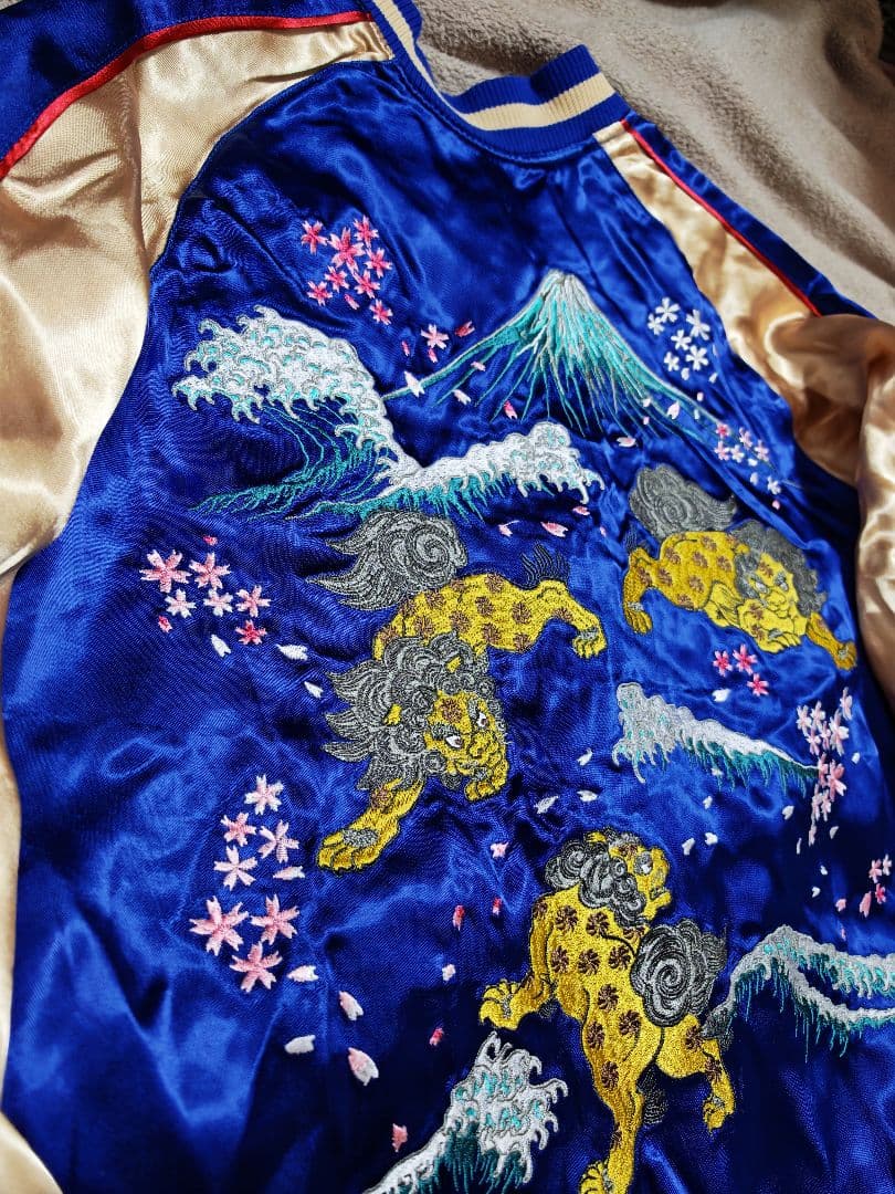 JAPANESQUE 2面用 美品 未使用近 日本限定 スカジャン unisex