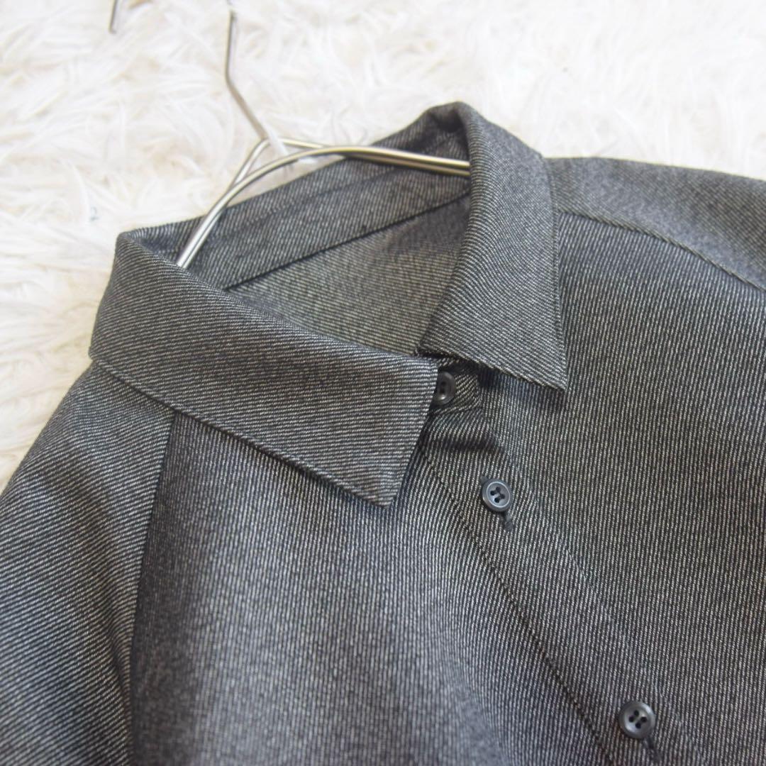 極美品 OHGA 2024AW TWEED BLOUSE コサージュ付 ツイード