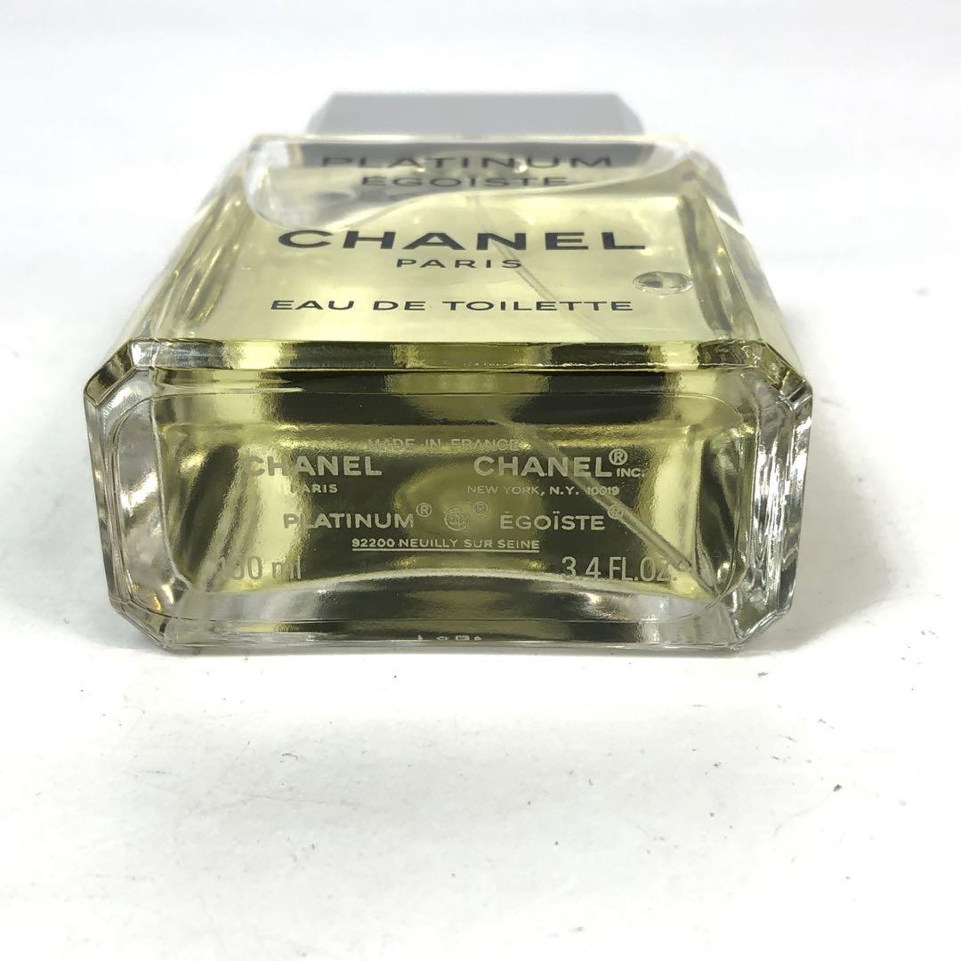 未使用保管品★12F029 シャネル エゴイスト プラチナム 香水 100ml