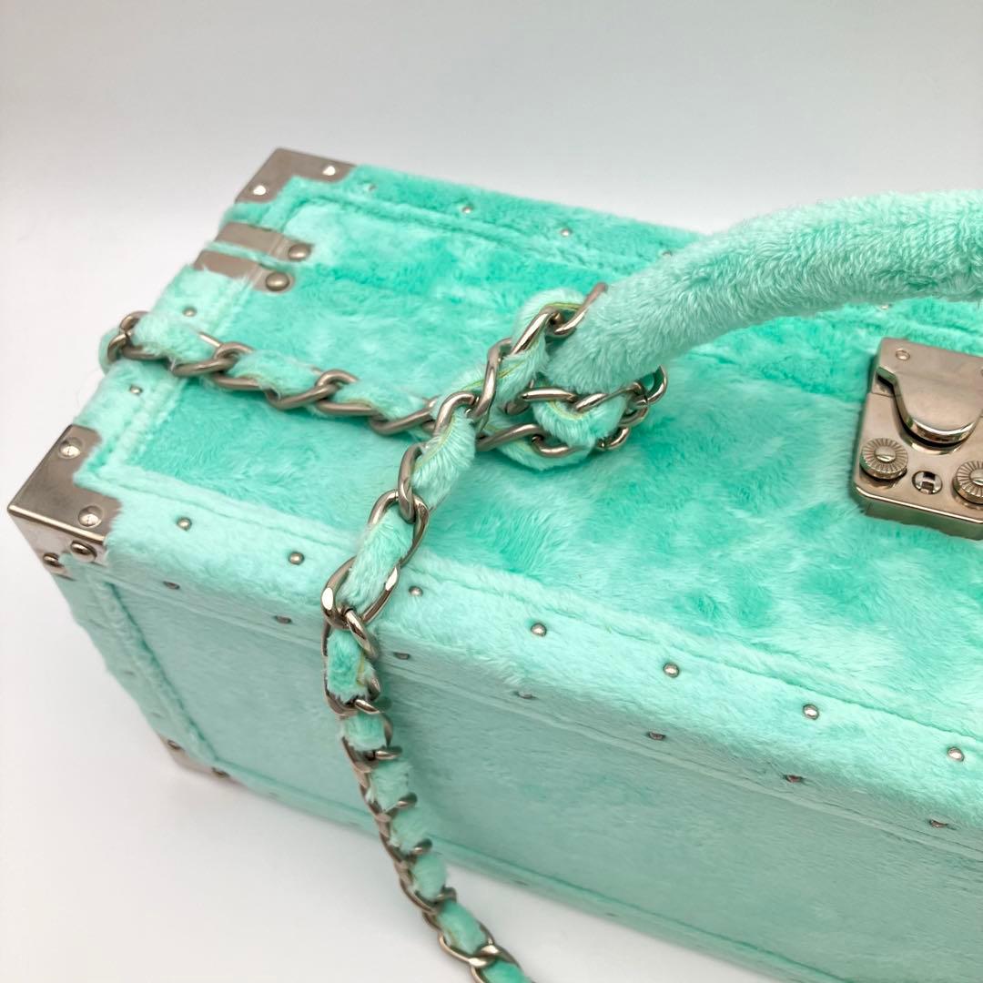 エンジェル シャンパン ドゥミセック ロゼ サマー グリーン ファー 箱付き