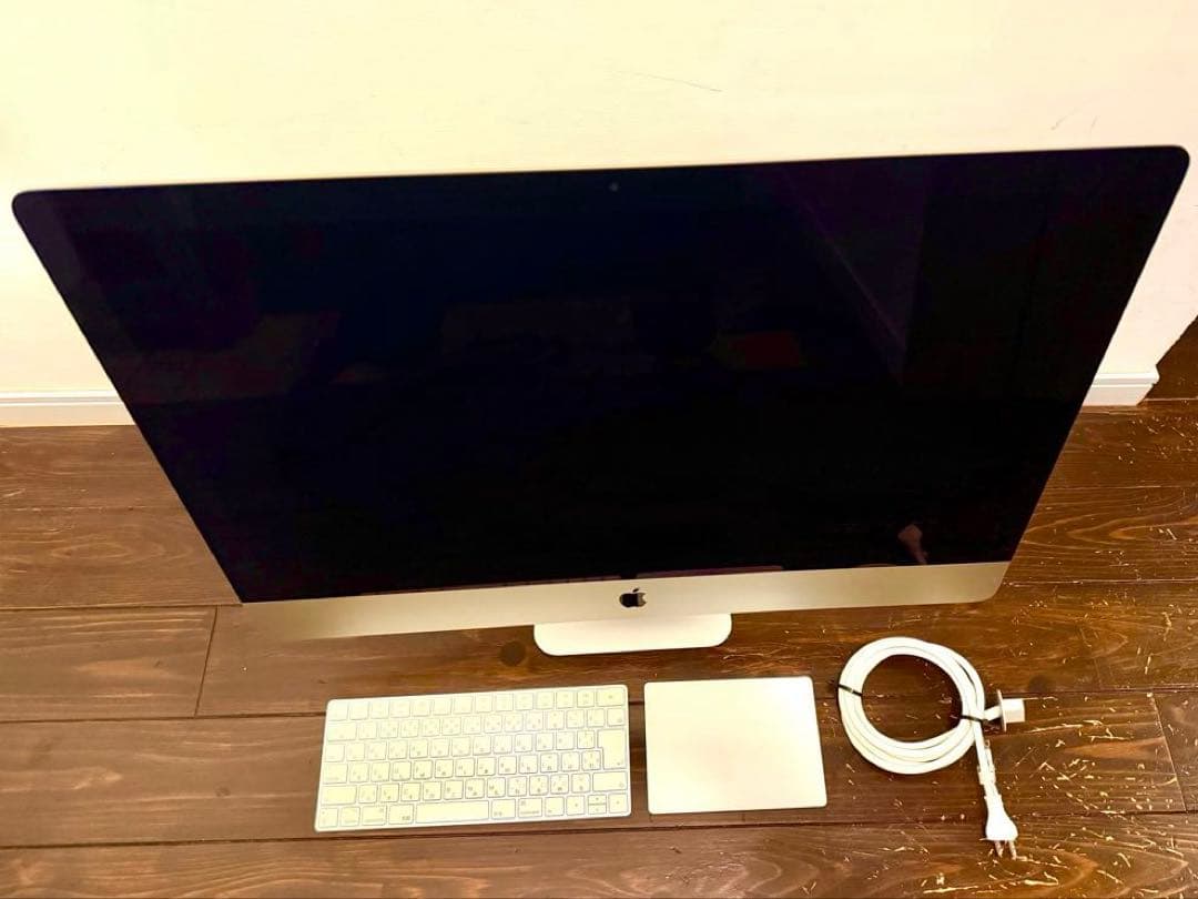 Apple iMac 27インチ　シルバー　キーボード・トラックパッド付き