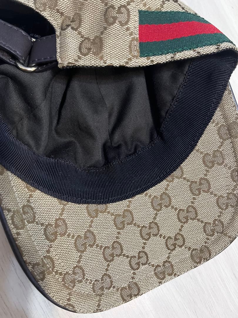 Gucci GGパターン ベージュキャップ