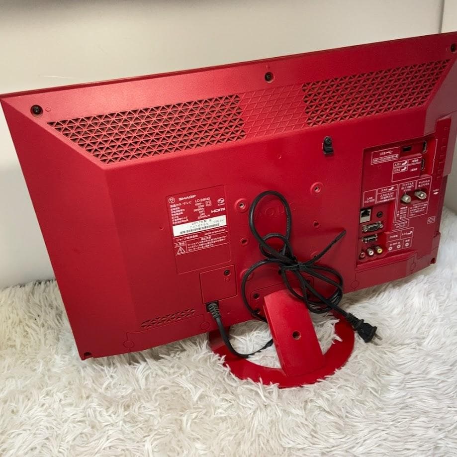 希少な赤！ LC-24K40 SHARP 液晶テレビ AQUOS 2017年製