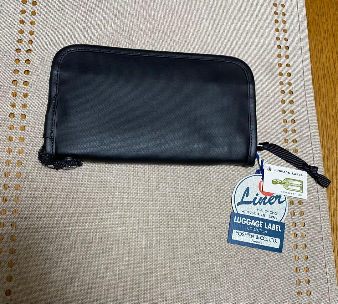LUGGAGE LABEL ラゲッジレーベル長財布ブラック吉田カバン