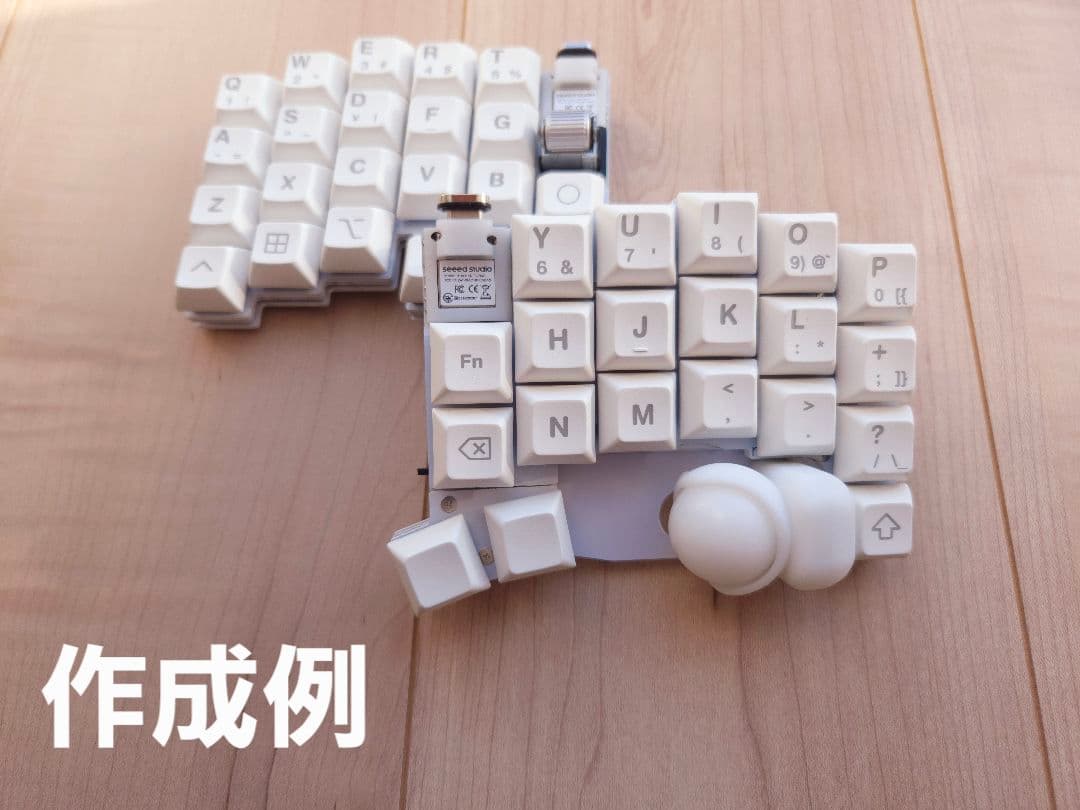 Keyball系の無線キーボード rk mod キット②