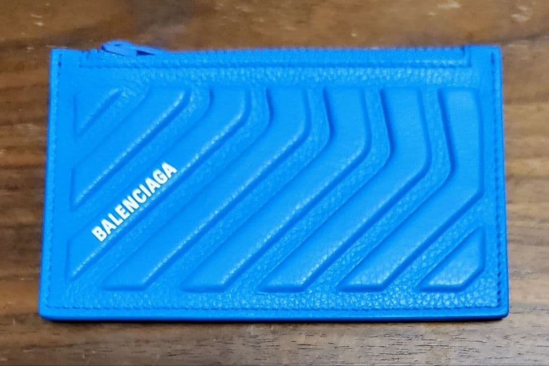 バレンシアガ　新品　メンズ　フラグメントケース(ブルー)