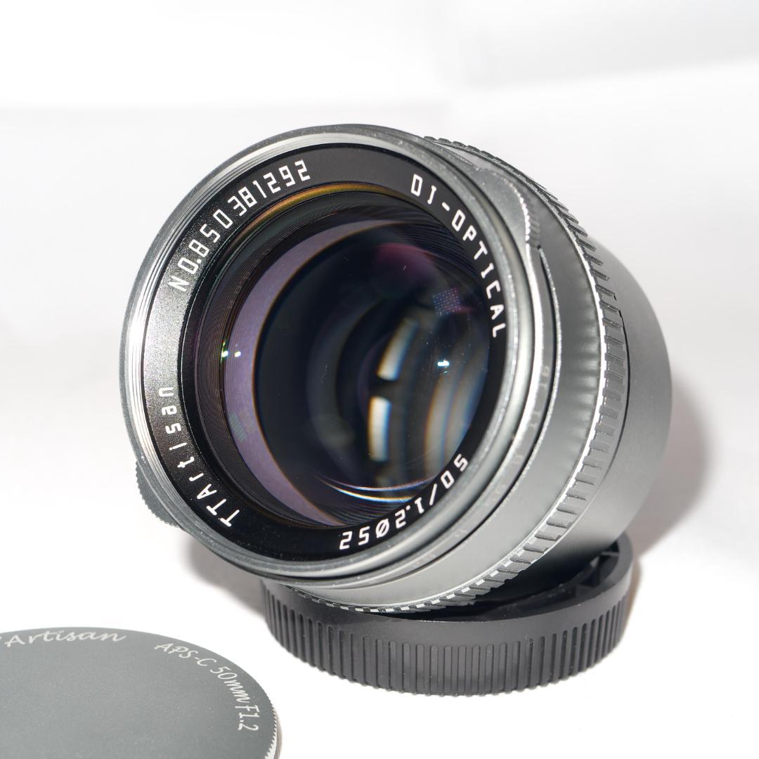 TTArtisan 50mm f/1.2　M4/3マウント　限定チタニウムカラー