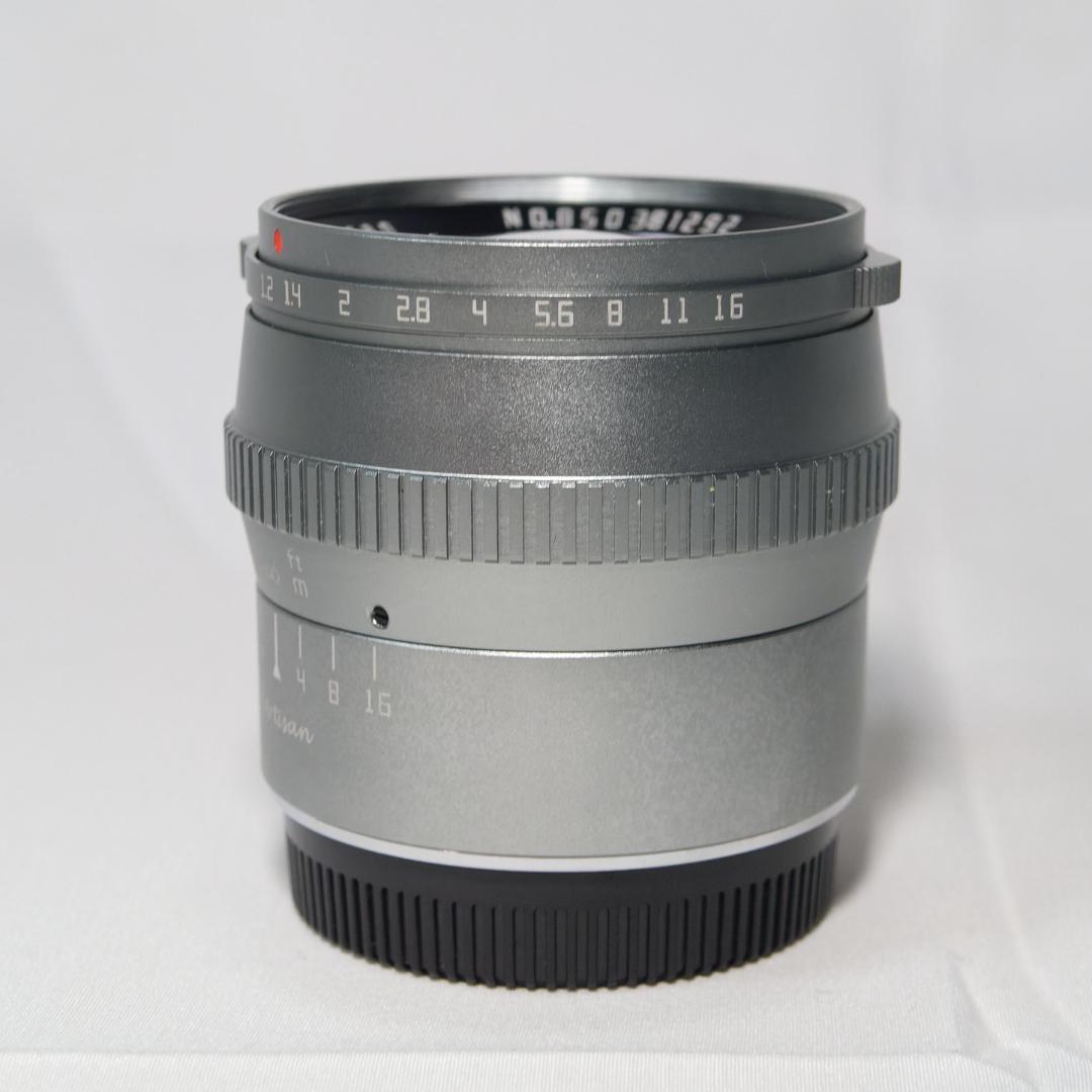 TTArtisan 50mm f/1.2　M4/3マウント　限定チタニウムカラー