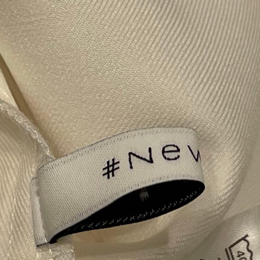 #Newans洗濯機可ビックリボンパウダリーブラウス ボウタイ オンワード